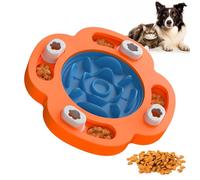 F&A Pets 2 in 1 Slow Feeder Bowl and IQ Training, Interactive Feeding, Puzzle Toy for Dogs and Cats, Food Grade, Dishwasher Safe, Anti-Shock & Anxiety Reducing.