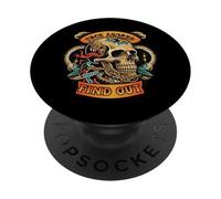 F around find that FAFO skull snake tattoo FA&FO out PopSockets Adhesive PopGrip