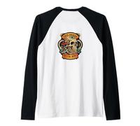 F Around find that FAFO Skull Snake Tattoo FA&FO Out Raglan Baseball Tee