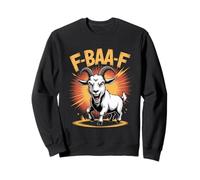 F-BAA-F Angry Goat Funny Farm Pun Sarcastic Humor Sweatshirt