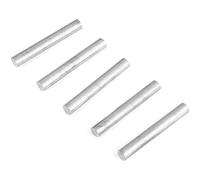 F-ber 5pcs Magnesium Mg Metal Rod Turned Finish High Purity Quality 99.99% 8mmx60mm/0.31"x 2.36" Fire Starter Survival Emergency Rod Well Sparks for Camping Hiking