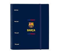 F.C. Barcelona 1st Team 26/27 - Folder 4 Rings of 35 cm with 100 A4 Sheets, Ideal for Children of Different Ages, Comfortable and Versatile, Quality and Resistance, 27 x 3.5 x 32 cm