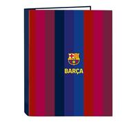F.C. Barcelona 1st Team 26/27 - Folder with 4 Rings, Ideal for Children of Different Ages, Comfortable and Versatile, Quality and Resistance, 26.5 x 33 cm