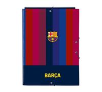 F.C. Barcelona 1st Team 26/27 - Folio Folder with 3 Flaps, Ideal for Children of Different Ages, Comfortable and Versatile, Quality and Resistance, 26 x 36.5 cm