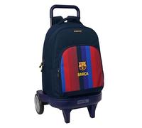 F.C. Barcelona 1st Team 26/27 - Large Backpack with Wheels, Compact Evolution, Removable, Ideal for Children of Different Ages, Comfortable and Versatile, Quality and Resistance, 33 x 22 x 45 cm