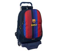 F.C. Barcelona 1st Team 26/27 - School Backpack with Trolley, Ideal for Children of Different Ages, Comfortable and Versatile, Quality and Resistance, 33 x 15 x 43 cm