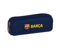 F.C. Barcelona 1st Team 26/27 - Square Silicone Pencil Case, Children's Pencil Case, Ideal for School Age Children, Comfortable and Versatile, Quality and Resistance, 18.5 x 5.5 x 7.5 cm