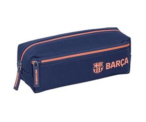 F.C.BARCELONA 2ª Attre- Triple Small Pencil Case for Children, Ideal for School Children, Comfortable and Versatile, Quality and Durability, 22 x 6 x 8.5 cm