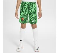 F.C. Barcelona 2024/25 Stadium Goalkeeper Older Kids' Nike Dri-FIT Football Replica Shorts - Green - Polyester M