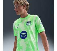 F.C. Barcelona 2024/25 Stadium Third Men's Nike Dri-FIT Football Replica Shirt - Yellow - Polyester XL