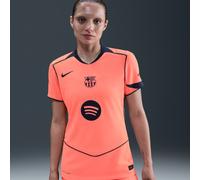 F.C. Barcelona 2025/26 Match Third Women's Nike Dri-FIT ADV Total 90 Football Authentic Shirt - Orange - Polyester M (UK 12-14)
