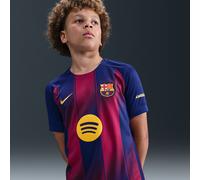 F.C. Barcelona 2025/26 Stadium Home Older Kids' Nike Dri-FIT Football Replica Shirt - Blue - Polyester