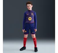 F.C. Barcelona 2025/26 Stadium Home Older Kids' Nike Dri-FIT Football Replica Shorts - Blue - Polyester XL