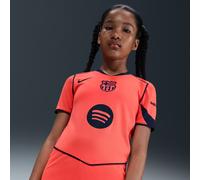 F.C. Barcelona 2025/26 Stadium Third Older Kids' Nike Dri-FIT Total 90 Football Replica Shirt - Orange - Polyester L