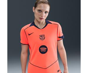 F.C. Barcelona 2025/26 Stadium Third Women's Nike Dri-FIT Total 90 Football Replica Shirt - Orange - Polyester XL (UK 20-22)