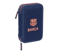 F.C.BARCELONA 2nd Equipment - Children's School Pencil Case, Pencil Case with Colours, with 29 Tools Included, Ideal for Children from 5 to 14 Years, Comfortable and Versatile, Quality and Resistance