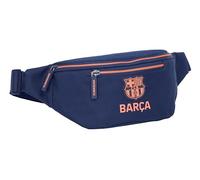 F.C.BARCELONA 2nd EQUIPMENT - Waist Bag with External Pocket, Ideal for Youth and Children of Different Ages, Comfortable and Versatile, Quality and Resistance, 23 x 9 x 12 cm