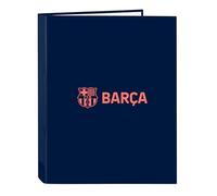 F.C.Barcelona 2nd Team: 4 Ring Binder Ideal for Children of Different Ages Comfortable and Versatile, Quality and Resilience, 26.5 x 33 cm
