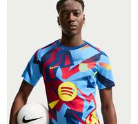 F.C. Barcelona Academy Pro Fourth Men's Nike Dri-FIT Football Pre-Match Top - Blue - Polyester