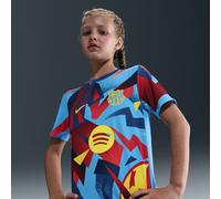 F.C. Barcelona Academy Pro Fourth Older Kids' Nike Dri-FIT Football Pre-Match Top - Blue - Polyester S