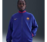 F.C. Barcelona Academy Pro Home Men's Nike Dri-FIT Football Anthem Jacket - Blue - Polyester S