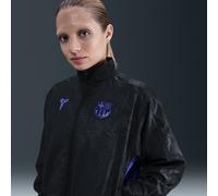 F.C. Barcelona Away Women's Kobe Football Graphic Tracksuit Jacket - Black - Polyester M (UK 12-14)