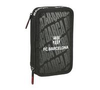 F.C. BARCELONA - Children's School Pencil Case, Pencil Case with Colours, with 29 Tools Included, Ideal for Children from 5 to 14 Years, Comfortable and Versatile, Quality and Resistance, 12.5 x 4 x