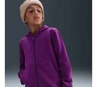 F.C. Barcelona Club Older Kids' (Boys') Nike Football Full-Zip Hoodie - Purple - Cotton/Polyester L