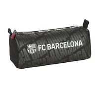 F.C. Barcelona - Pencil Case with Zip and Compartment, Children's Pencil Case, Ideal for School Age Children, Comfortable and Versatile, Quality and Resistance, 21 x 7 x 8 cm