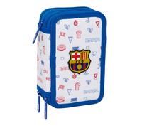 F.C. BARCELONA Preschool School Pencil Case with 37 Tools Included, Children's Pencil Case, Child, Ideal for Children from 5 to 14 Years, Comfortable and Versatile, Quality and Resistance, 12.5 x 5.5
