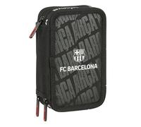 F.C. BARCELONA - School Pencil Case with 37 Tools Included, Children's Pencil Case, Child, Ideal for Children from 5 to 14 Years, Comfortable and Versatile, Quality and Resistance, 12.5 x 5.5 x 19.5