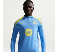 F.C. Barcelona Strike Fourth Men's Nike Dri-FIT Knit Drill Top - Blue - Polyester/Elastane M