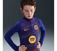 F.C. Barcelona Strike Home Older Kids' Nike Dri-FIT Football Pre-Match Drill Top - Blue - Polyester/Elastane L