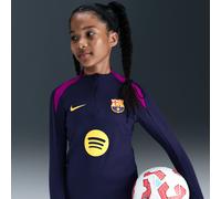 F.C. Barcelona Strike Older Kids' Nike Dri-FIT Football Drill Top - Purple - Polyester/Elastane M