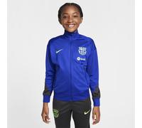 F.C. Barcelona Strike Third Older Kids' Nike Dri-FIT Football Knit Tracksuit - Blue - Polyester XS