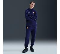 F.C. Barcelona Tech Women's Nike Football Fleece Mid-Rise Joggers - Purple - Cotton/Polyester S (UK 8-10)