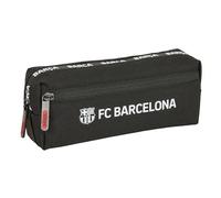 F. C. BARCELONA - Triple Small Pencil Case, Children's Pencil Case, Ideal for School Age Children, Comfortable and Versatile, Quality and Resistance, 22 x 6 x 8.5 cm
