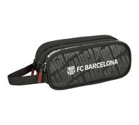 F.C. BARCELONA - Triple Zip Pencil Case, Children, Child, Ideal for Children from 5 to 14 Years, Comfortable and Versatile, Quality and Resistance, 21 x 7 x 8.5 cm