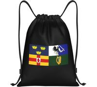 F.C. Ireland Four Provinces Flag Unisex Drawstring Backpack Durable Drawstring Bag Foldable String Backpack For Swim Beach Gym