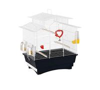 F Cage Stainless Steel Bird Cage Big Parrot Cage Pigeon Villa Metal Bird Cage Portable Small Sized Birds Travel Cage Pet Home Bird CageB