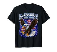 F Caw F Bald Eagle 4th of July American Flag Merica Costume T-Shirt