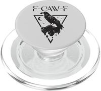 F-Caw-F Crow Black Bird Saying Meme Raven Pun Grunge PopSockets PopGrip for MagSafe
