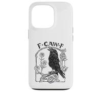 F-CAW-F Crow Raven Roses Sarcasm Gothic Voges Word Game Case for iPhone 13 Pro
