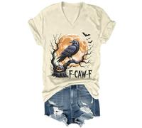 F-Caw-F Crow Shirt V Neck Black Crow Fcawf Black Bird F Caw F T Shirt Unisex