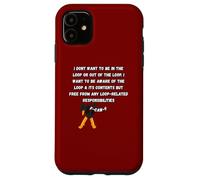 F-Caw-F Don’t Want to Be in or Out of The Loop Dubbing Crow Case for iPhone 11