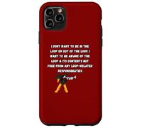 F-Caw-F Don’t Want to Be in or Out of The Loop Dubbing Crow Case for iPhone 11 Pro Max