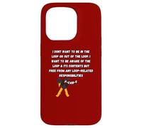 F-Caw-F Don’t Want to Be in or Out of The Loop Dubbing Crow Case for iPhone 15 Pro