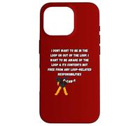 F-Caw-F Don’t Want to Be in or Out of The Loop Dubbing Crow Case for iPhone 16 Pro