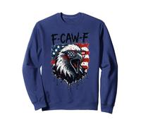F-Caw-F Eagle Bird USA Flag Patriotic Funny Fourth of July Sweatshirt