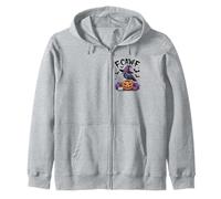 F-Caw-F Funny Bird Witchy Raven Halloween Pumpkin Women Men Zip Hoodie